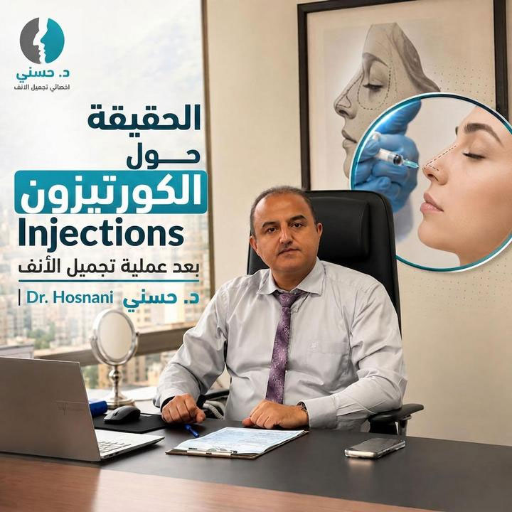حقيقة حقن الكورتيزون بعد عملية تجميل الأنف | الدكتور حسناني