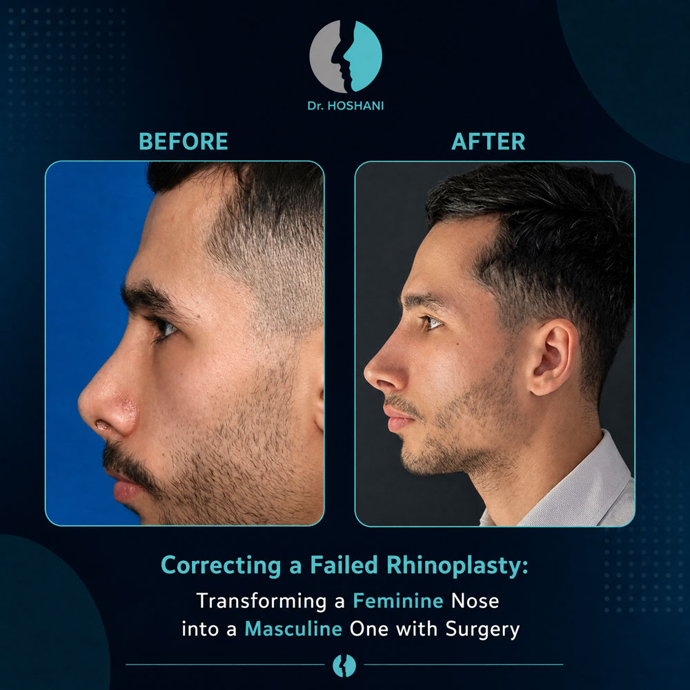 Correcting a Failed Rhinoplasty: A Successful Revision Journey with Dr. Hosnani