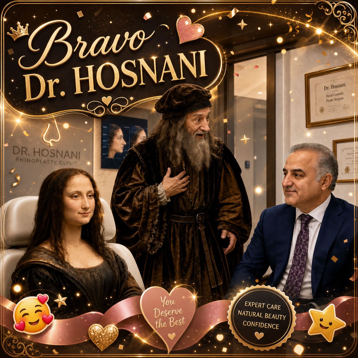 The Renaissance Makeover: Dr. Hosnani and the Mona Lisa