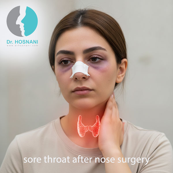 sore throat after nose surgery